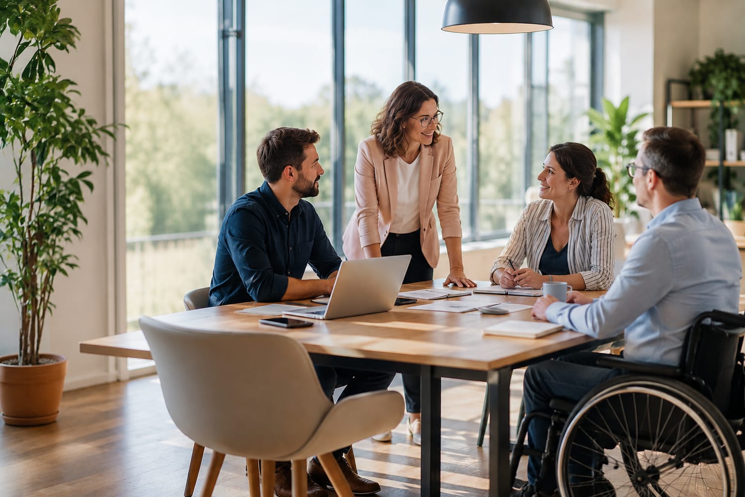 Accompagnement handicap en entreprise avec échange RH et pilotage structuré